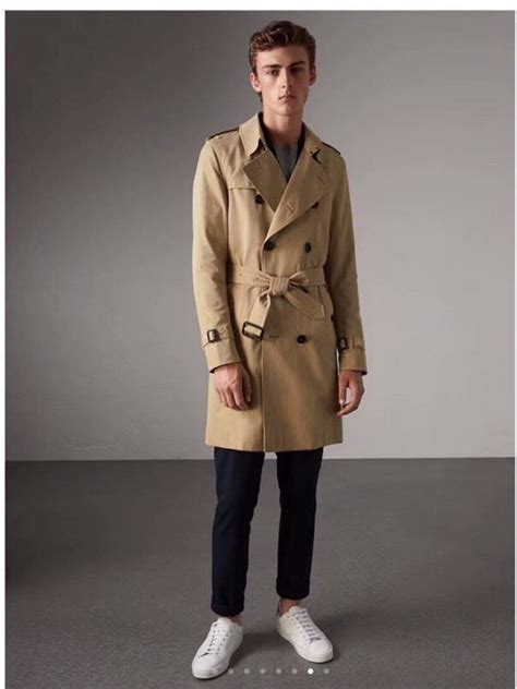 burberry sandringham long herren|authentic burberry trench coats.